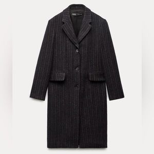 Zara Manteco Wool Long Coat